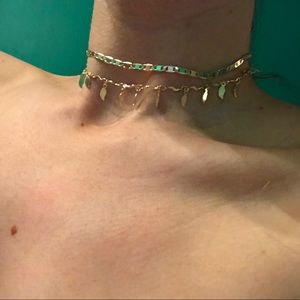 Gold choker